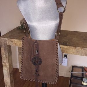 Beautiful leather bag made in Israel